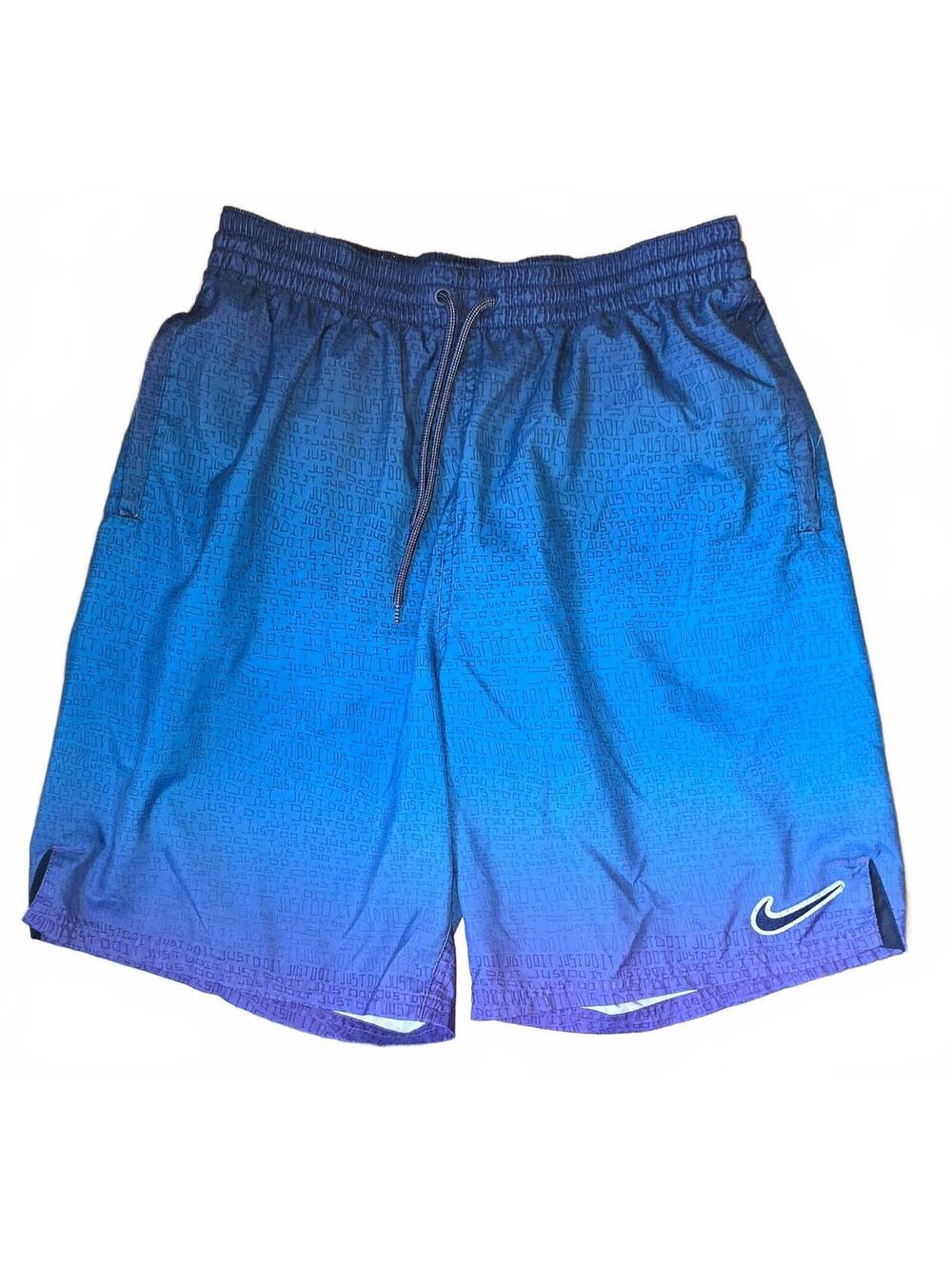 Nike Men's Blue Gradient Swim Trunks Size Large